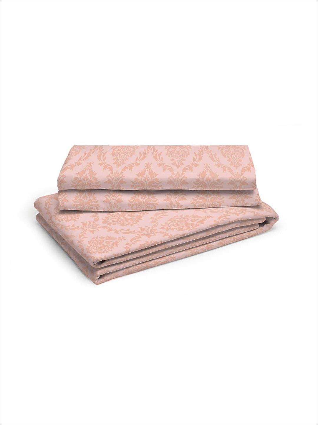 Cool Night -1 225 TC Chief Value Cotton Super Fine Pink Colored Ethnic Print Single Bed Sheet Set