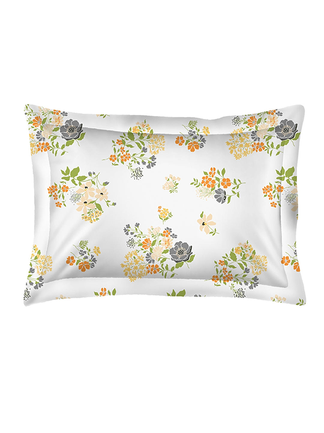 Iris Gaze-1 100% cotton Fine Multi Colored Floral Print Single Bed Sheet Set