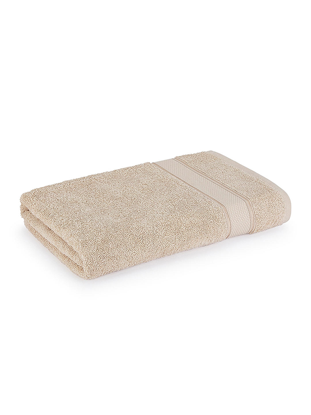 Luxe Loom 100% Cotton 550 GSM Bath Towel - Soft Sand (Beige)