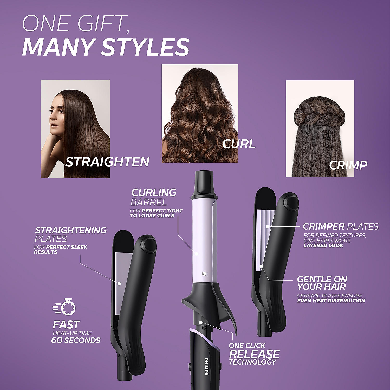 Best hair straightener and curler philips 2025