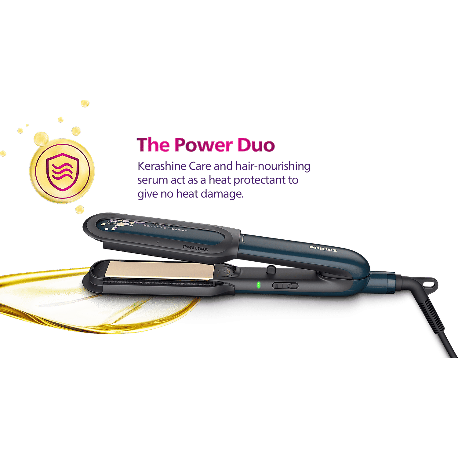 NourishCare Indiau2019s First Hair Straightener designed for No Heat Damage I Uniquely designed NourishCare KerashineCare for Styling with heat