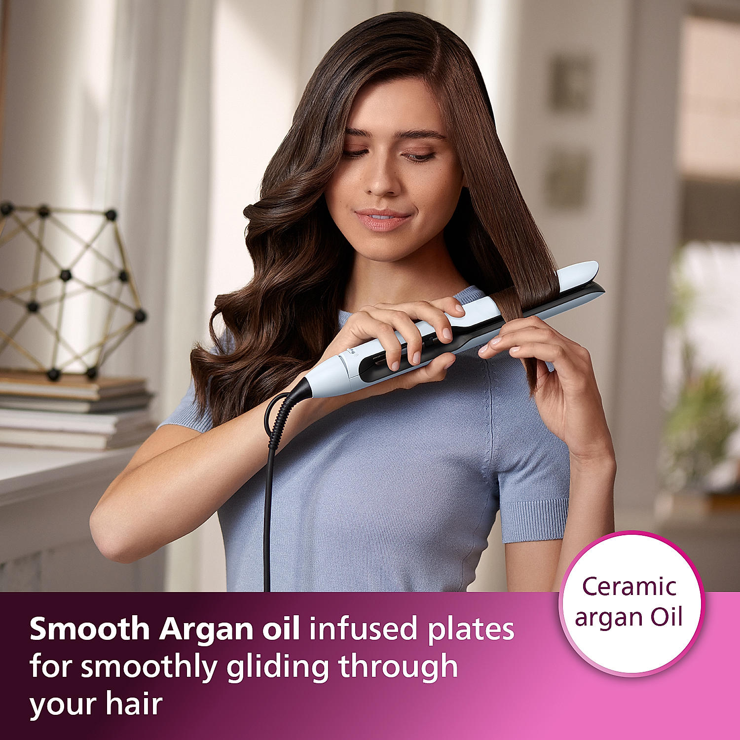 Oil hair straightener sale