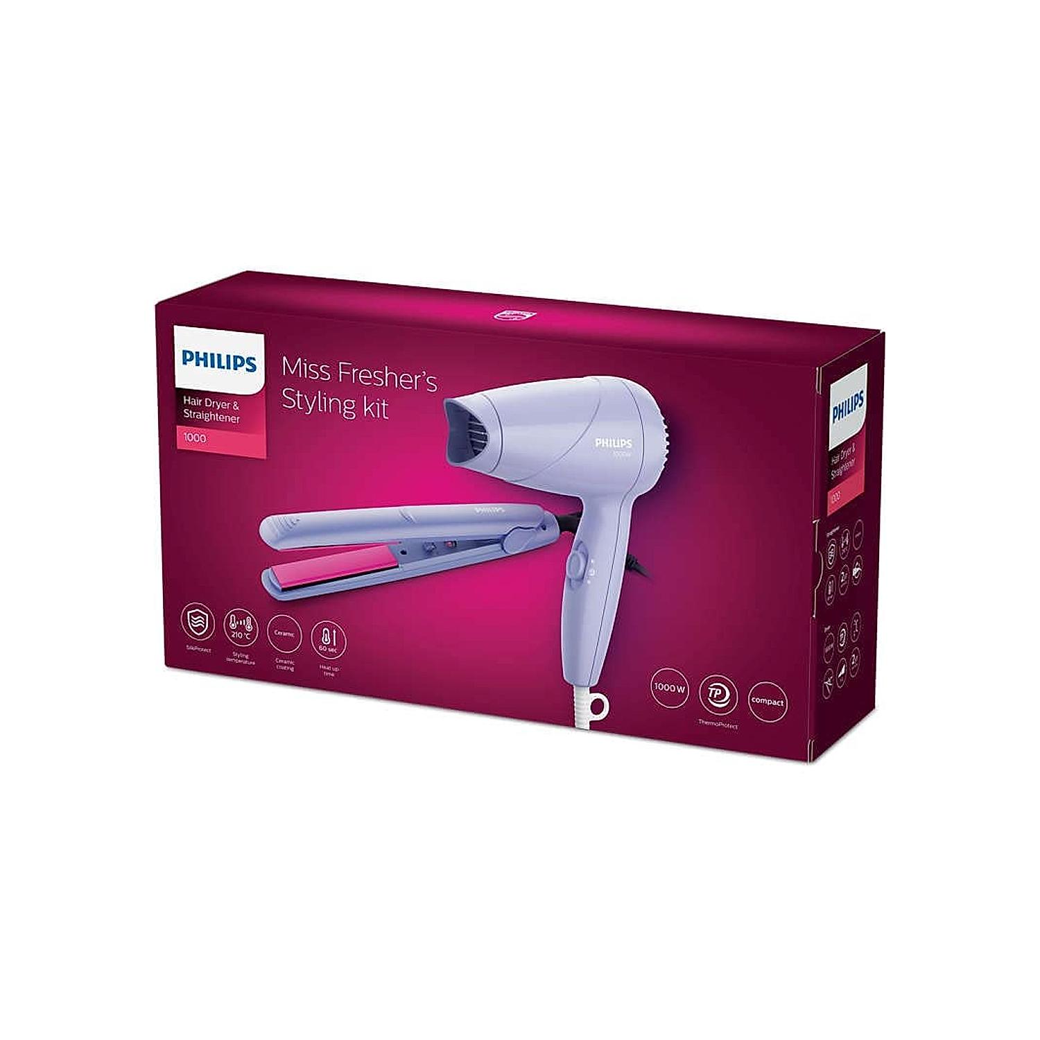 Philips hair dryer straightener curler combo top