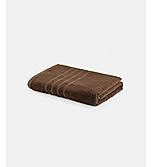 Kalpavriksha Cotton Bamboo 550 GSM Soft & Fluffy Brown Dyed Bath Towel