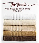 Kalpavriksha Cotton Bamboo 550 GSM Soft & Fluffy Ivory Dyed Bath Towel