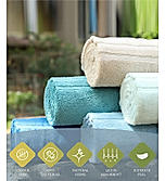 Kalpavriksha 100% Organic Cotton 550 GSM Soft & Fluffy Green Bath Towel