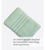 Kalpavriksha 100% Organic Cotton 550 GSM Soft & Fluffy Green Bath Towel