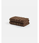Kalpavriksha 550 gsm 100% Organic Cotton Soft & Fluffy Coffee Brown Hand Towel