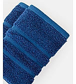 Kalpavriksha 550 gsm 100% Organic Cotton Soft & Fluffy Blue Hand Towel