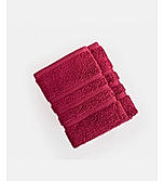 Kalpavriksha 550 gsm 100% Organic Cotton Soft & Fluffy Maroon Hand Towel