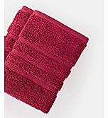 Kalpavriksha 550 gsm 100% Organic Cotton Soft & Fluffy Maroon Hand Towel