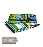 Rasta Rhyms 100% Fine Cotton Multicolor Stripes Print King Bedsheet Set