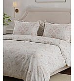 Luxe Loom Super Fine Quality 100% Cotton 600 TC Satin Weave Off White King Bedsheet with 4 Pillow Covers