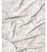Luxe Loom Super Fine Quality 100% Cotton 600 TC Satin Weave Off White King Bedsheet with 4 Pillow Covers