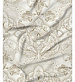 Luxe Loom Super Fine Quality 100% Cotton 600 TC Satin Weave Beige King Bedsheet with 4 Pillow Covers
