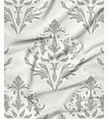 Luxe Loom Super Fine Quality 100% Cotton 600 TC Satin Weave Grey King Bedsheet with 4 Pillow Covers