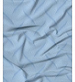 Radiance 825 TC Cotton Polyester Blended Fabric Blue King Bedsheet with 2 Pillow Covers