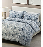 Alpha Geo Valatia 100% Cotton 200 TC Plain Weave Floral Print King Bedsheet with 2 Pillow Covers