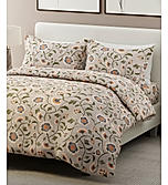 Siesta 100% Cotton 200 TC Floral Print King Bedsheet with 2 Pillow Covers
