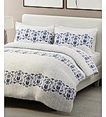 Siesta 100% Cotton 200 TC Ethnic Print King Bedsheet with 2 Pillow Covers