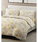 Siesta 100% Cotton 200 TC Floral Print King Bedsheet with 2 Pillow Covers