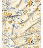 Siesta 100% Cotton 200 TC Floral Print King Bedsheet with 2 Pillow Covers