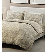 Siesta 100% Cotton 200 TC Floral Print King Bedsheet with 2 Pillow Covers