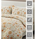 Siesta 100% Cotton 200 TC Floral Print King Bedsheet with 2 Pillow Covers