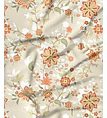 Siesta 100% Cotton 200 TC Floral Print King Bedsheet with 2 Pillow Covers
