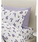 Nature Bouquet 100% Cotton 300 TC Floral Print Scented King Bedsheet with 2 Pillow Covers (Lavender Fragrance)
