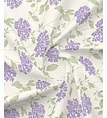Nature Bouquet 100% Cotton 300 TC Printed Scented King Bedsheet with 2 Pillow Covers (Lavender Fragrance)