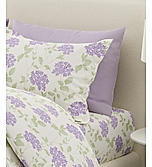 Nature Bouquet 100% Cotton 300 TC Printed Scented King Bedsheet with 2 Pillow Covers (Lavender Fragrance)