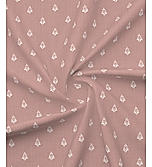 Isabella 500 TC Tencel Cotton King Size Bedsheet with 4 Pillow Covers (Double Marrow Stitch) - Pink Ethnic Print