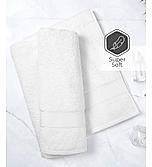 Luxe Loom 100% Cotton 550 GSM Bath Towel - Brilliant White