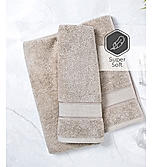 Luxe Loom 100% Cotton 550 GSM Bath Towel - Pearled Grey