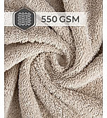 Luxe Loom 100% Cotton 550 GSM Bath Towel - Pearled Grey