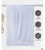 Luxe Loom 100% Cotton 550 GSM Bath Towel - Country Air (Light Blue)