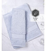 Luxe Loom 100% Cotton 550 GSM Bath Towel - Country Air (Light Blue)