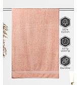 Luxe Loom 100% Cotton 550 GSM Bath Towel - Peach