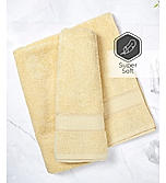 Luxe Loom 100% Cotton 550 GSM Bath Towel - Yellow