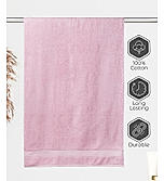 Luxe Loom 100% Cotton 550 GSM Bath Towel - Blush Pink