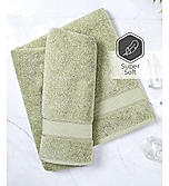 Luxe Loom 100% Cotton 550 GSM Bath Towel - Green