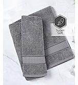 Luxe Loom 100% Cotton 550 GSM Bath Towel - Grey Beauty