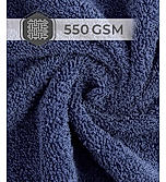 Luxe Loom 100% Cotton 550 GSM Bath Towel - Blue Sail