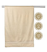 Platinum Pulse 100% Cotton 625 GSM Bath Towel - Beige