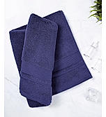 Platinum Pulse 100% Cotton 625 GSM Bath Towel - Navy Blue