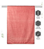 Zen Living Cotton Bamboo 550 GSM Bath Towel - Dark Dahlia (Peach)