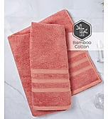 Zen Living Cotton Bamboo 550 GSM Bath Towel - Dark Dahlia (Peach)