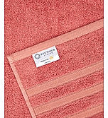 Zen Living Cotton Bamboo 550 GSM Bath Towel - Dark Dahlia (Peach)