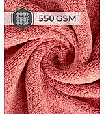 Zen Living Cotton Bamboo 550 GSM Bath Towel - Dark Dahlia (Peach)